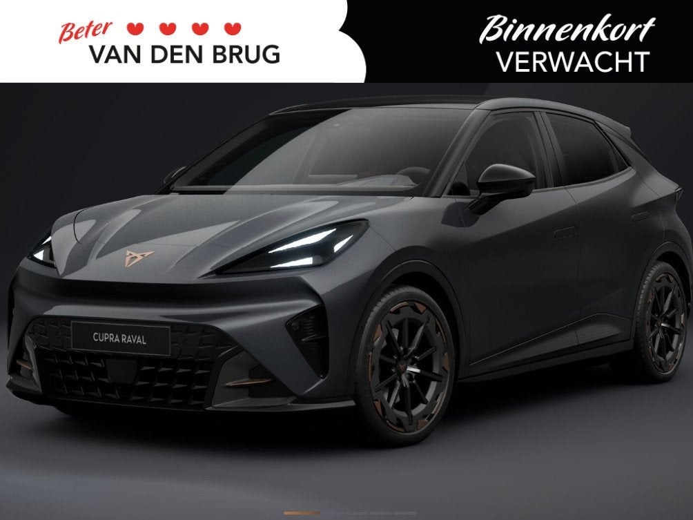 CUPRA Raval VZ 56kWh 226 PK | Trekhaak | Panoramadak | SennH, Auto's, Zwart, 56 kWh, Nieuw, Raval