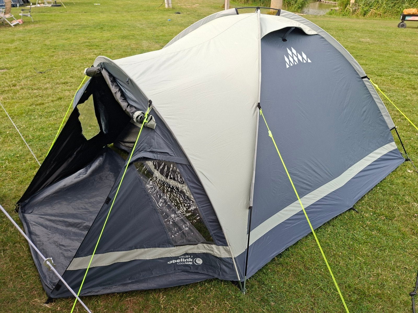 Obelink Shelter 3 cooldark, Caravans en Kamperen, Ophalen, Gebruikt, Tot en met 3