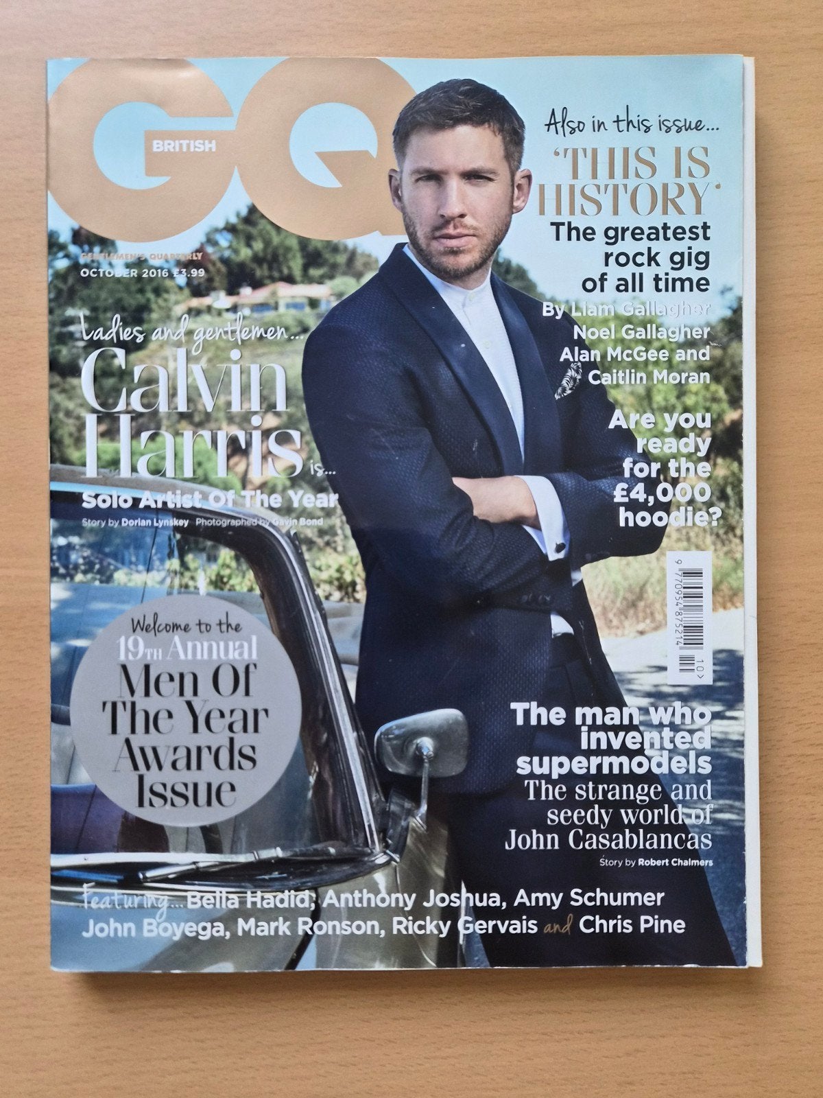 GQ British Oktober 2016 - Men of the Year Awards Issue, Ophalen of Verzenden
