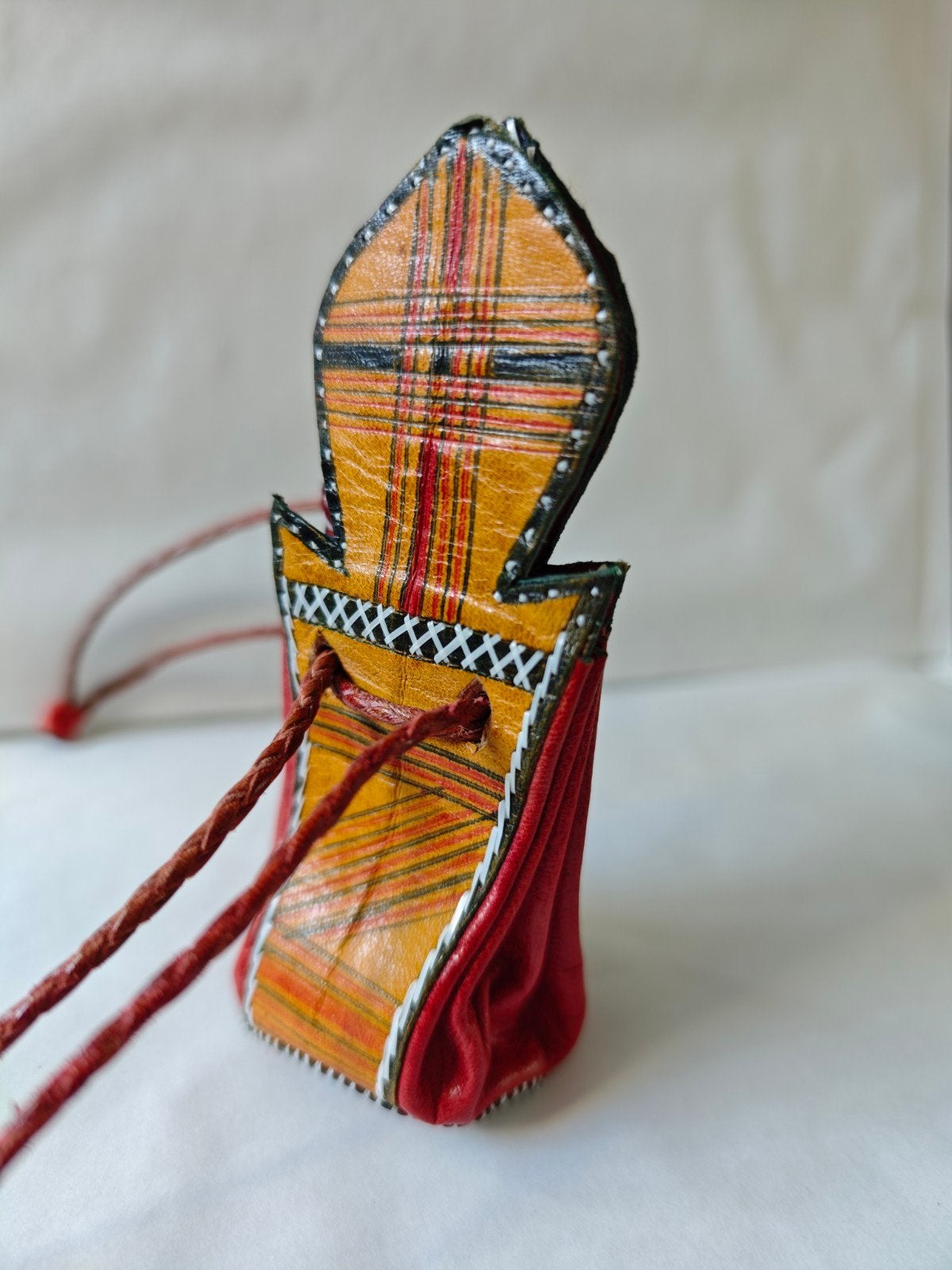 Tuareg leren buidel, Antiek en Kunst, Ophalen of Verzenden