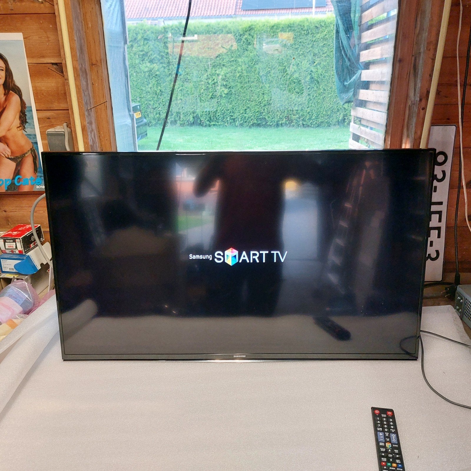 Samsung 40 inch smart tv  zonder poot, Ophalen, 100 cm of meer, 50 Hz, Samsung
