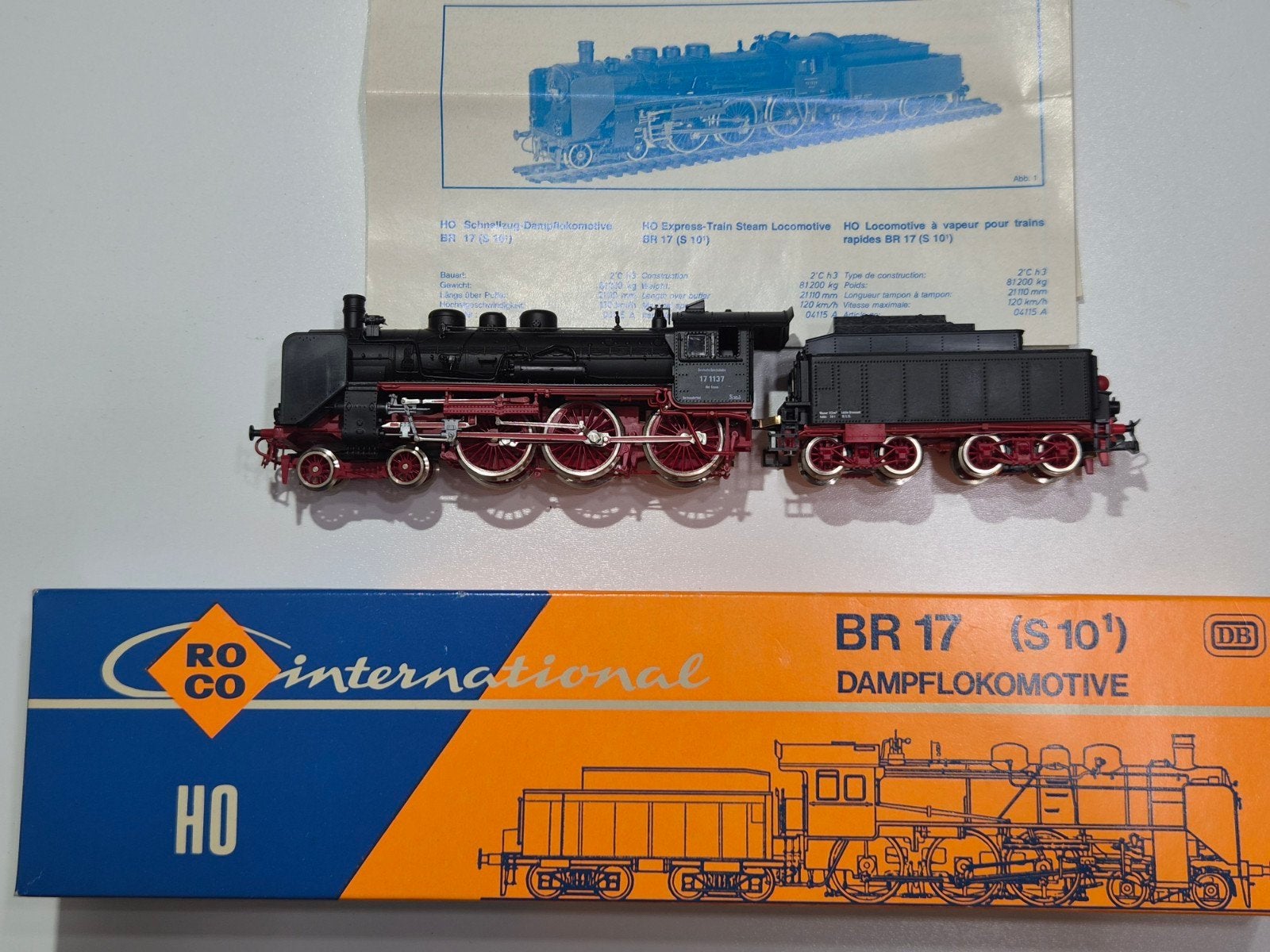 roco stoomlocomotief 04115A, Ophalen of Verzenden, Gelijkstroom, Locomotief, Roco