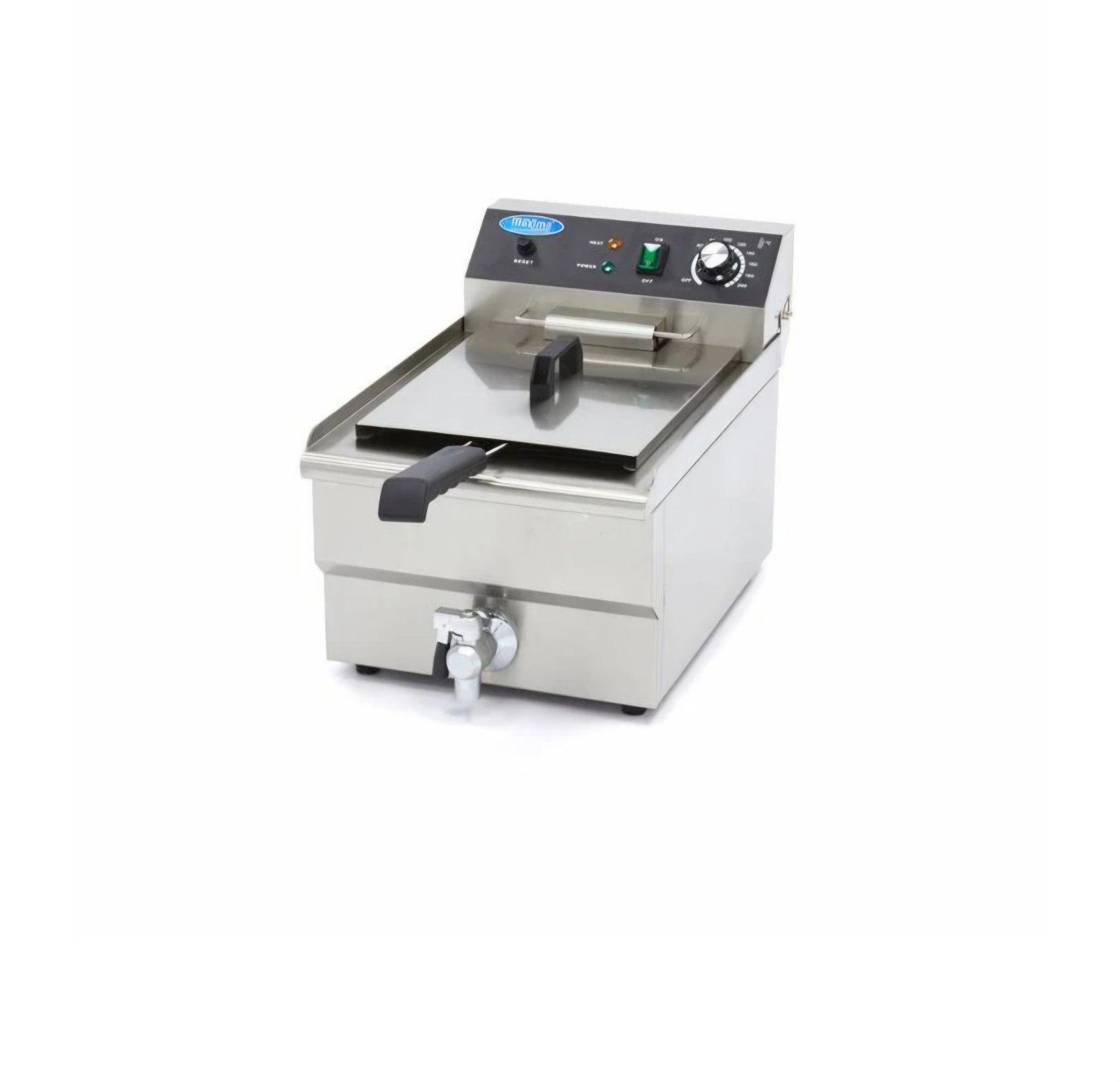 Maxima Luxe Friteuse 16L met Aftapkraan RVS, Ophalen, Nieuw zonder verpakking, Fornuis, Frituur en Grillen