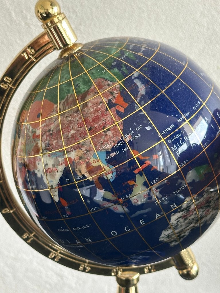 Lapis Lazuli Globe, Ophalen of Verzenden, Zo goed als nieuw
