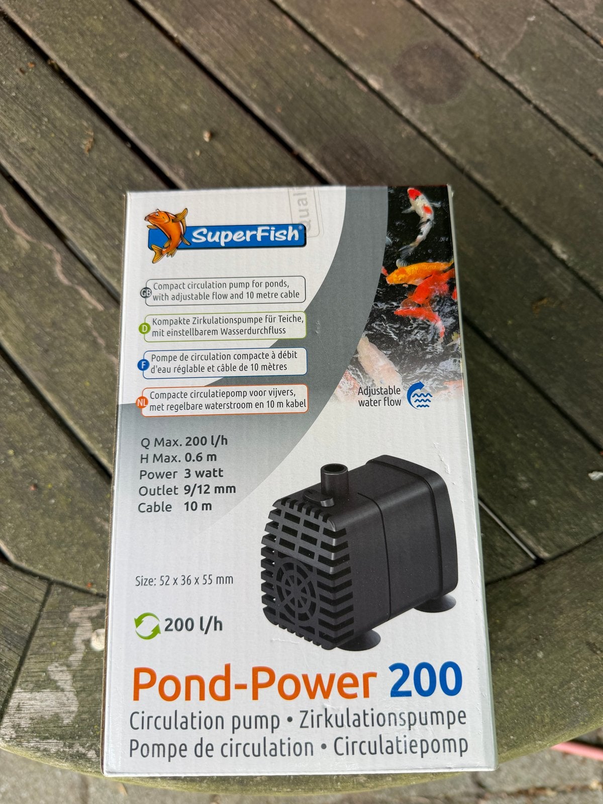 SuperFish Pond-Power 200 circulatie vijverpomp, Ophalen, Nieuw, Vijverpomp