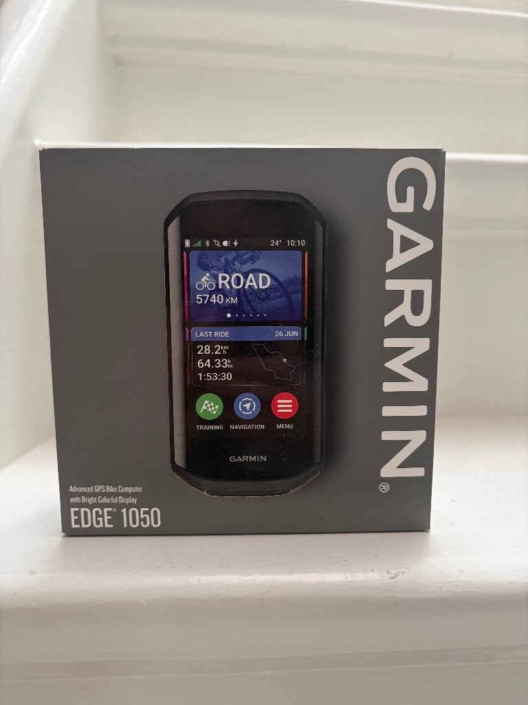 Garmin Edge 1050 fietscomputer, incl. accessoires, Fietsen en Brommers, Fietsaccessoires | Fietscomputers, Ophalen of Verzenden