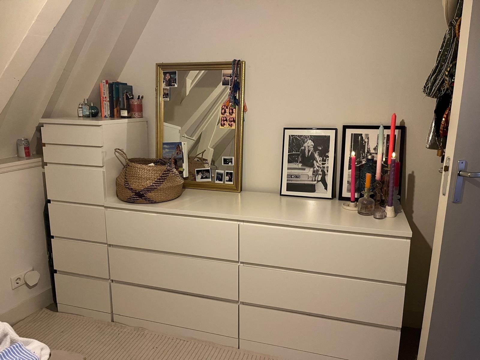IKEA Malm ladekast met 6 lades - 160x48x78 cm, Ophalen, 5 laden of meer, 150 tot 200 cm, Zo goed als nieuw