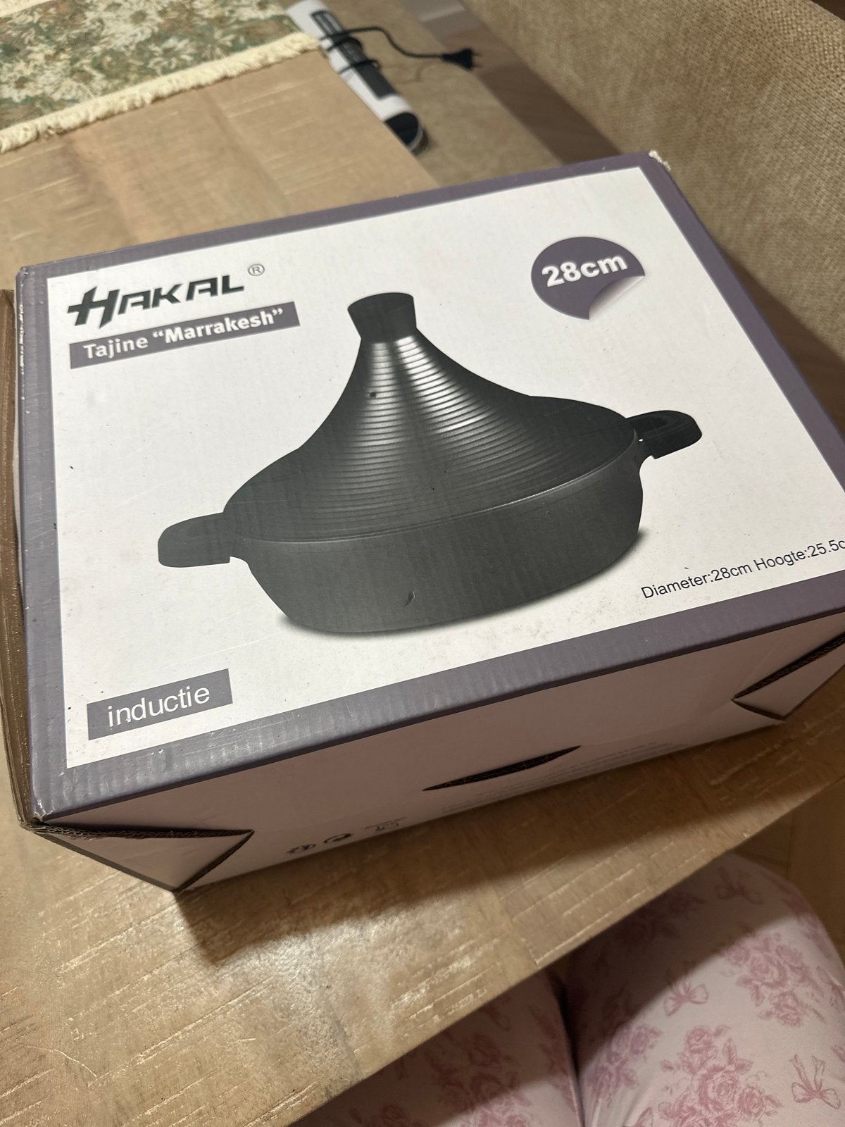 HAKAL Tajine "Marrakech" 28cm - Inductie Geschikt, Huis en Inrichting, Tajine, Nieuw, Ophalen of Verzenden, Geschikt voor inductie