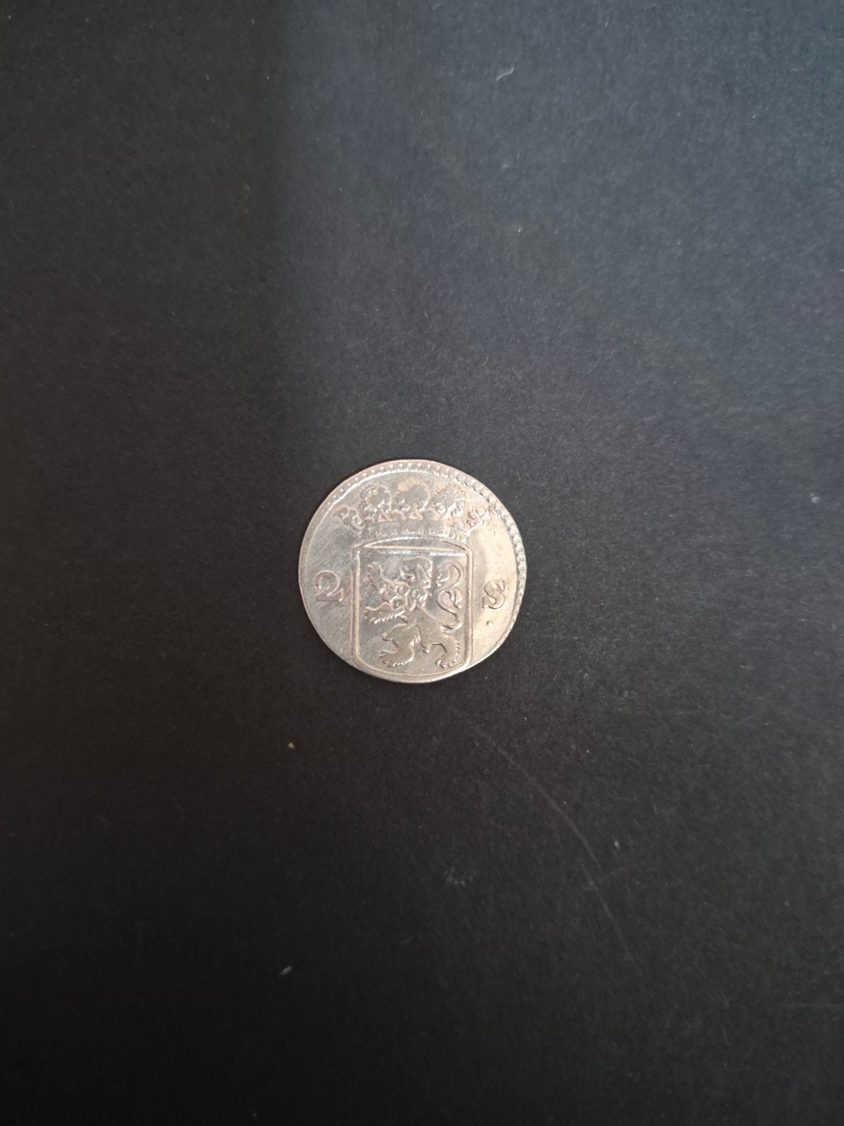 Zilveren dubbele stuiver munt 1760 Hollandia, Vóór koninkrijk, Zilver, Losse munt, Overige waardes