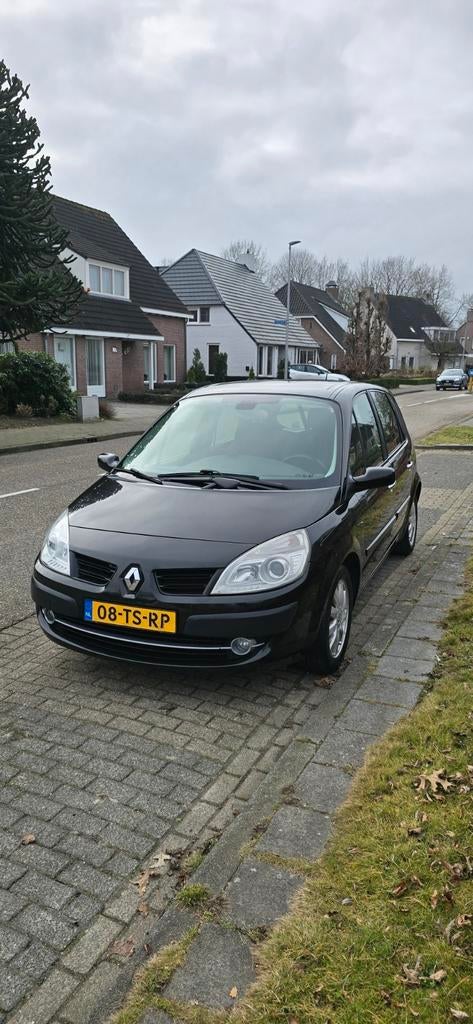Renault Scénic 2 1.6 16V 82KW E4 2007 Zwart, Auto's, 1295 kg, 4 cilinders, Zwart, Origineel Nederlands