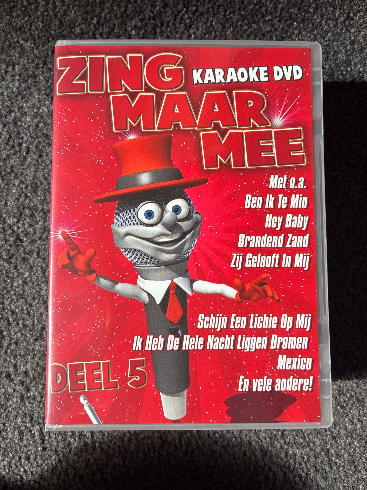 Zing Maar Mee Deel 5 Karaoke DVD, Cd's en Dvd's, Alle leeftijden, Ophalen of Verzenden, Gebruikt, Karaoke