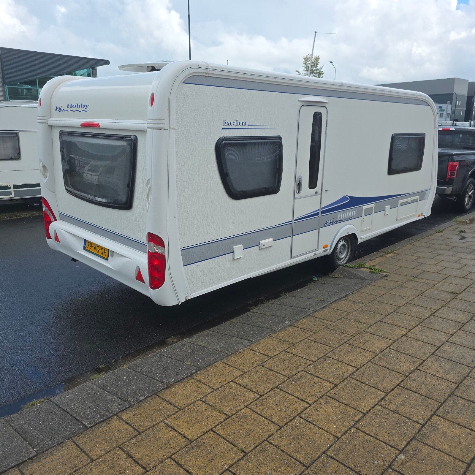 Hobby Excellent 540 UL enkele bedden (2010) Mover Voortent!!, Caravans en Kamperen, Rondzit, Hobby, Particulier, 5 tot 6 meter