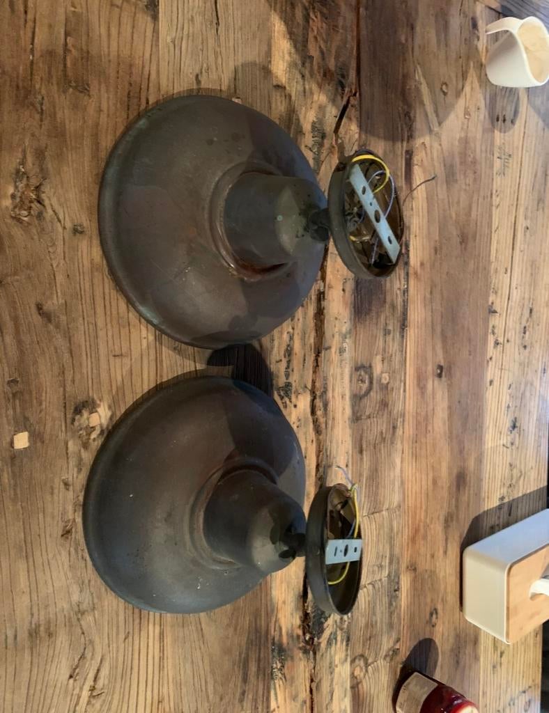 Il Fanale Contrada Rustieke Plafondlamp buiten Koper, Huis en Inrichting, Ophalen of Verzenden, Gebruikt, Metaal, Minder dan 50 cm