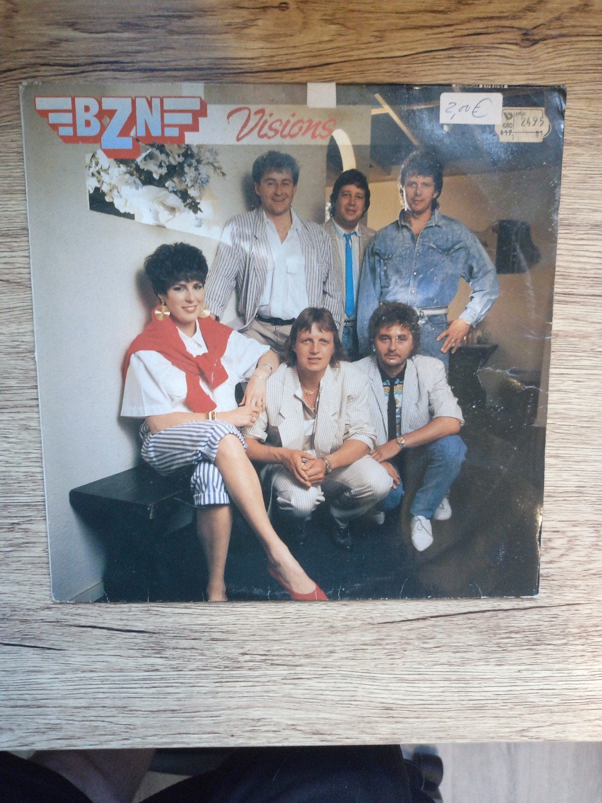 BZN - Visions LP (1987) - Pop/Volksmuziek Vinyl, Ophalen of Verzenden, 1980 - 1989, Gebruikt, 12 inch