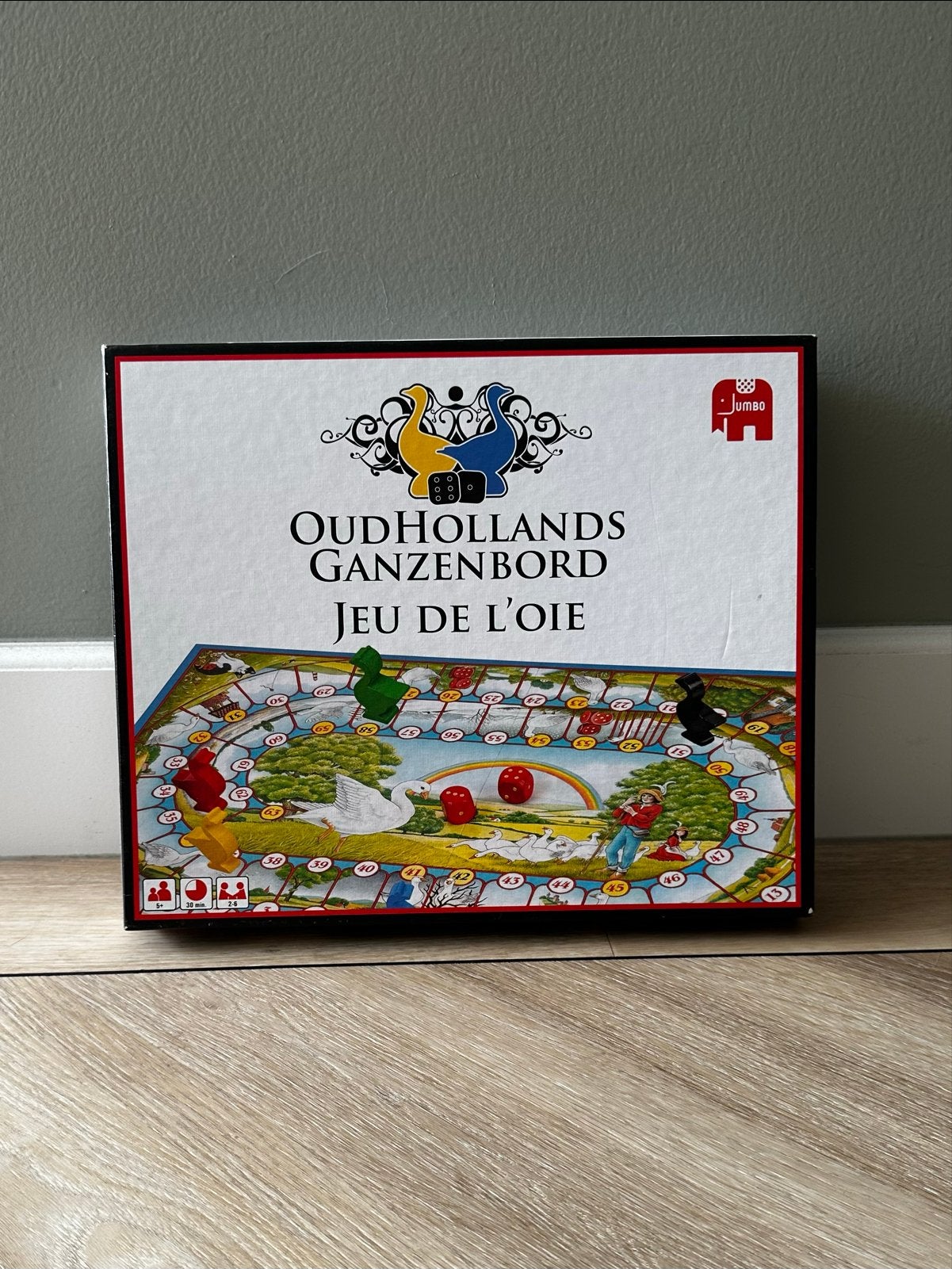 Oud Hollands Ganzenbord, Vijf spelers of meer, Ophalen, Zo goed als nieuw