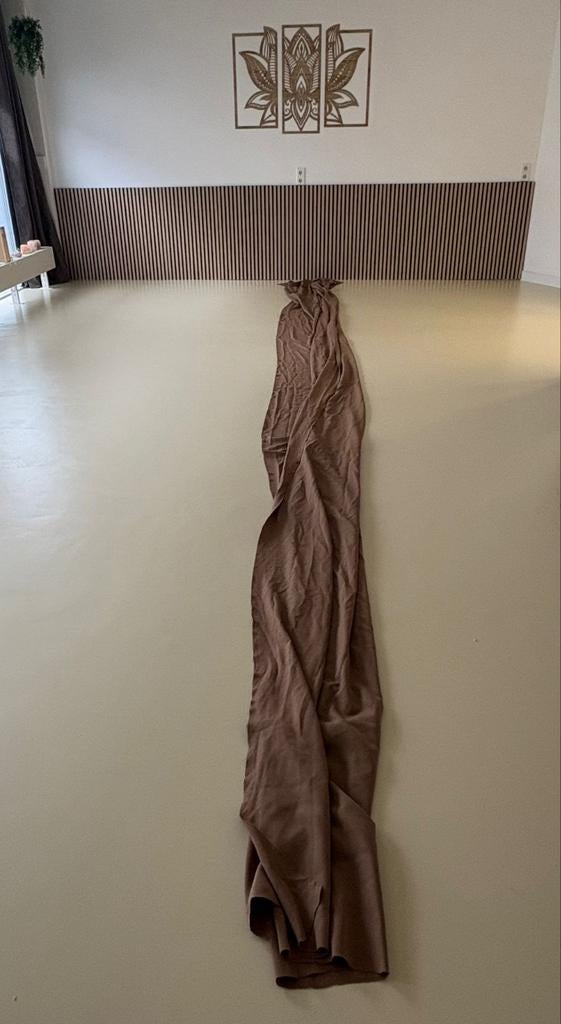 6x Aerial Yoga Doek Bruin 145x650 cm, Ophalen of Verzenden
