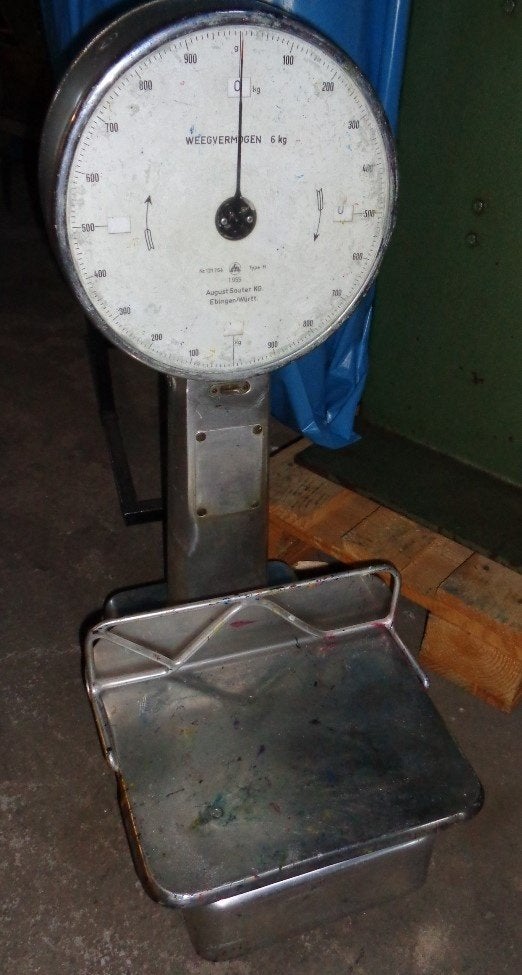 Prima werkende weegschaal van Sauter tot 6 kg, Ophalen, Winkelweegschaal, Gebruikt, Minder dan 10 kg