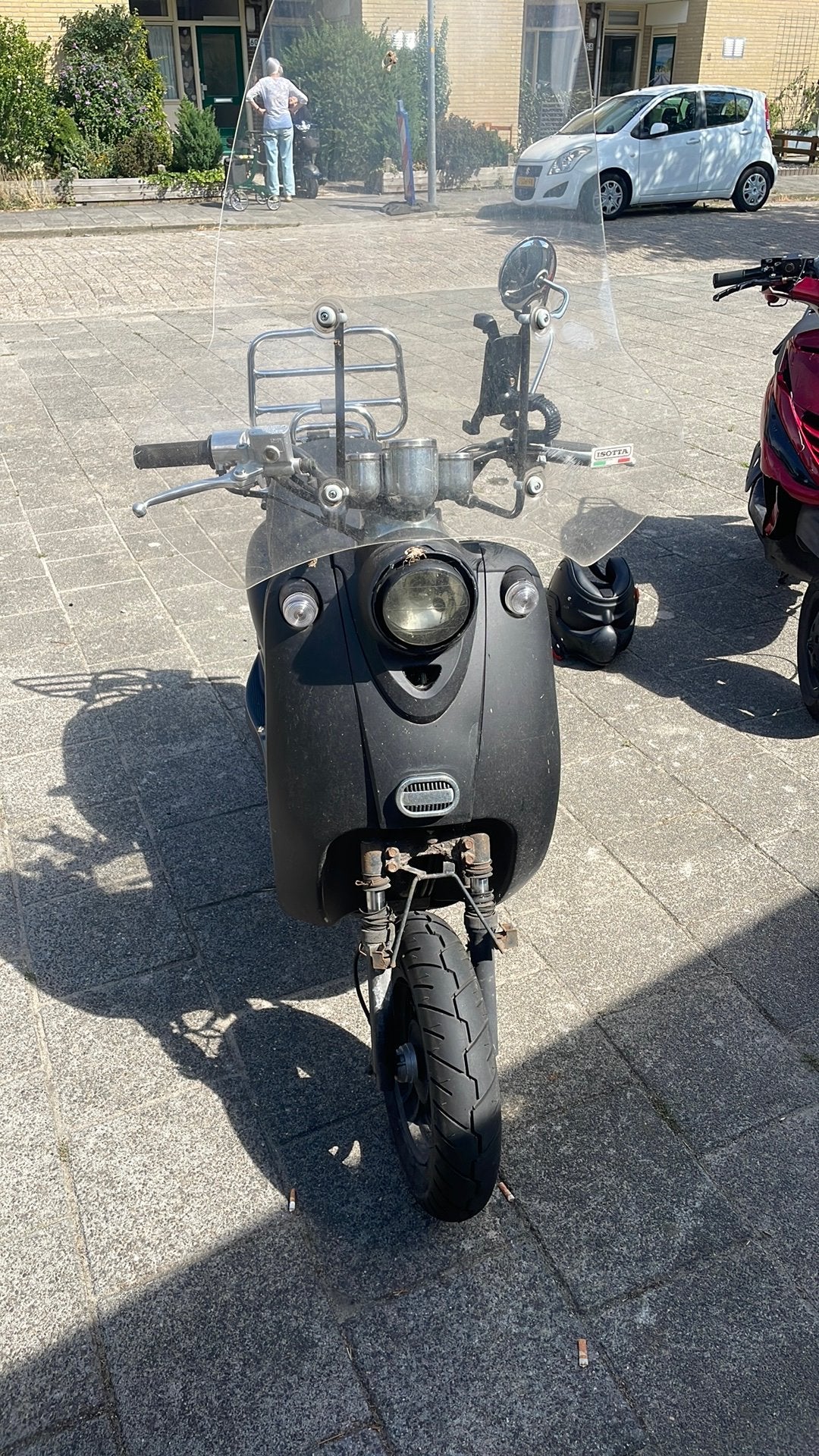 Agm scooter gratis warmloper, Ophalen of Verzenden, Zo goed als nieuw, Benzine, Overige merken