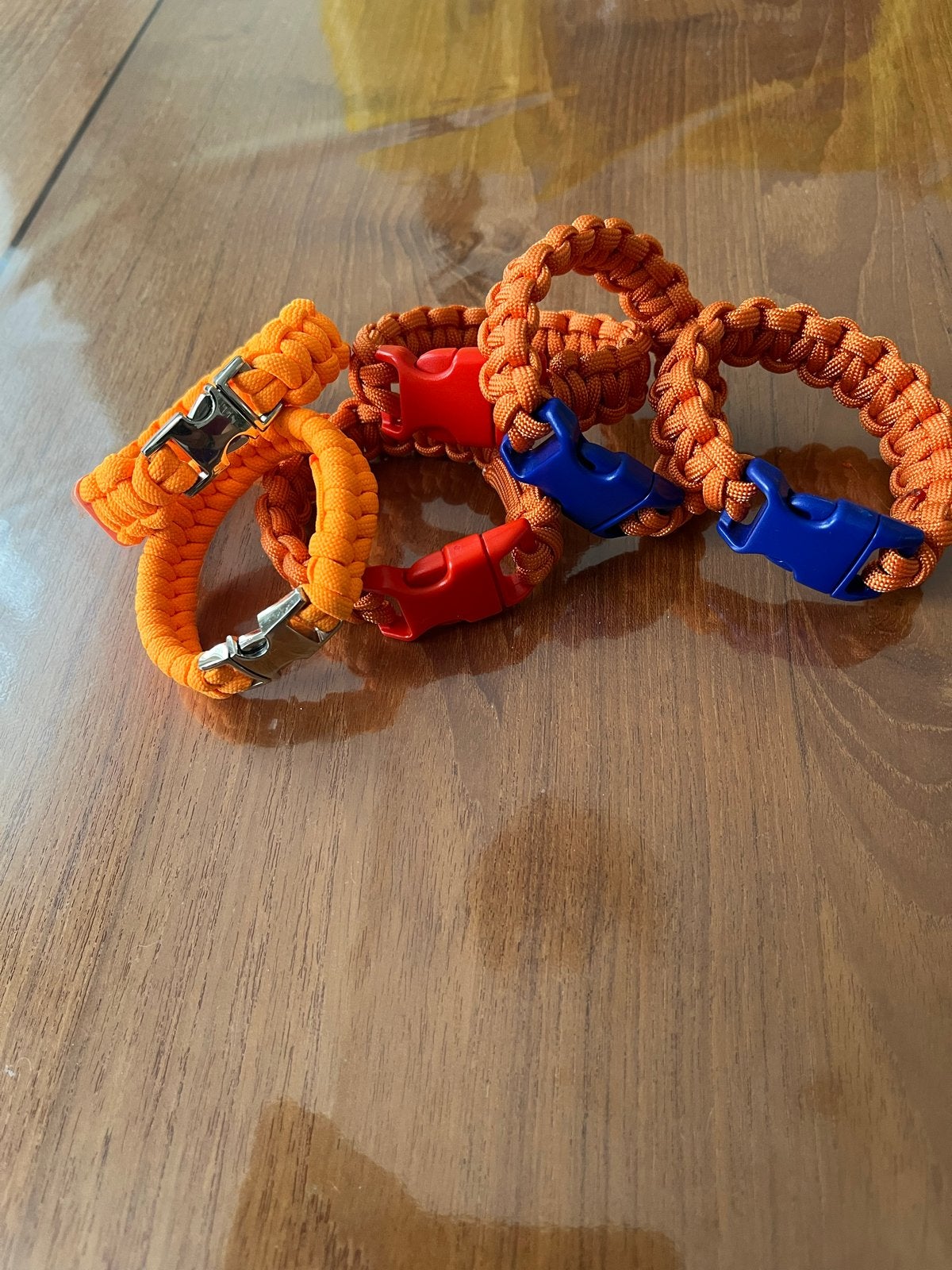 Handgemaakte WK armbanden - Oranje, Rood, Blauw, Ophalen, Nieuw, Oranje, Overige materialen