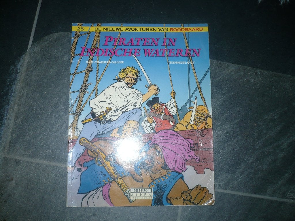 de nieuwe avonturen van roodbaard nr 25, Boeken, Eén stripboek, Ophalen, Charlier, Gelezen