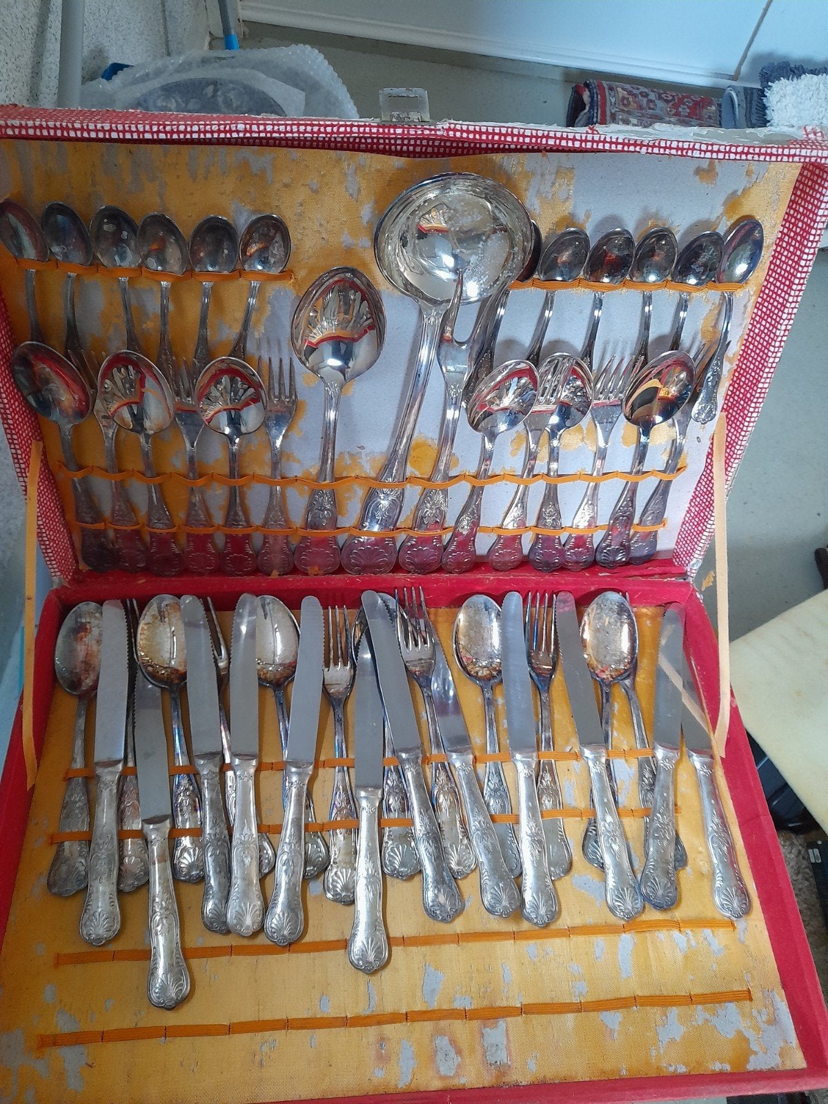 Vintage Bestekset in Koffer - Compleet en Elegant, Ophalen