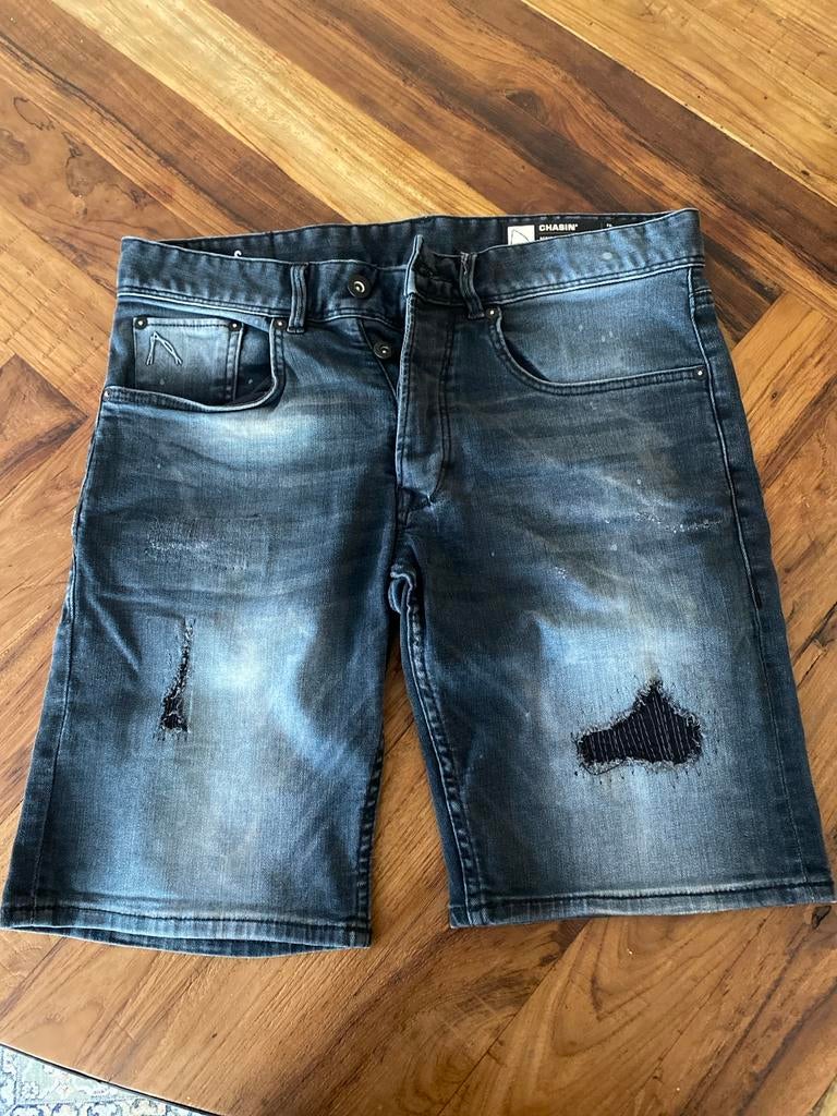 Chasin' Slim Fit Jeans Short - Maat S, Ophalen of Verzenden, Gedragen, Grijs, W32 (confectie 46) of kleiner