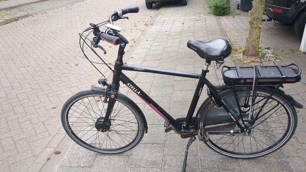 Stella Azzurro elektrische fiets, Fietsen en Brommers, Elektrische fietsen, Gebruikt, 51 tot 55 cm, 50 km per accu of meer, Ophalen