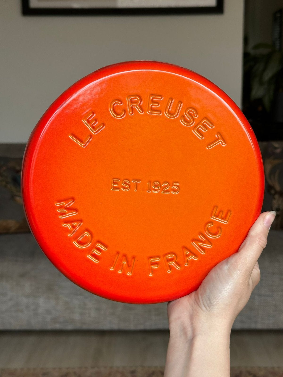 Le Creuset Gietijzeren Onderzetter – Volcanic, Ophalen of Verzenden, Nieuw