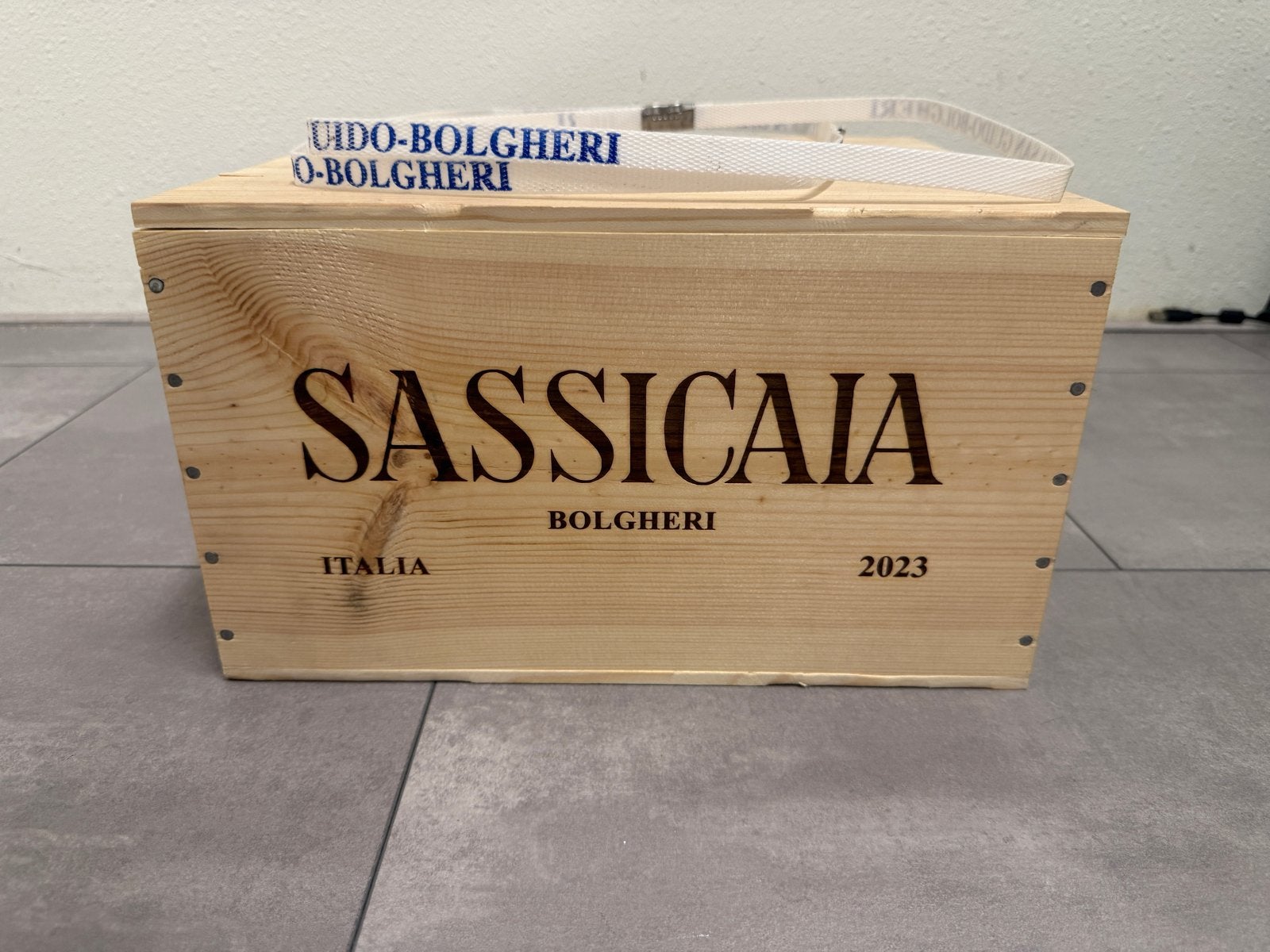 Sassicaia Bolgheri 2023 - Rode wijn in originele kist, Ophalen, Nieuw, Italië, Rode wijn