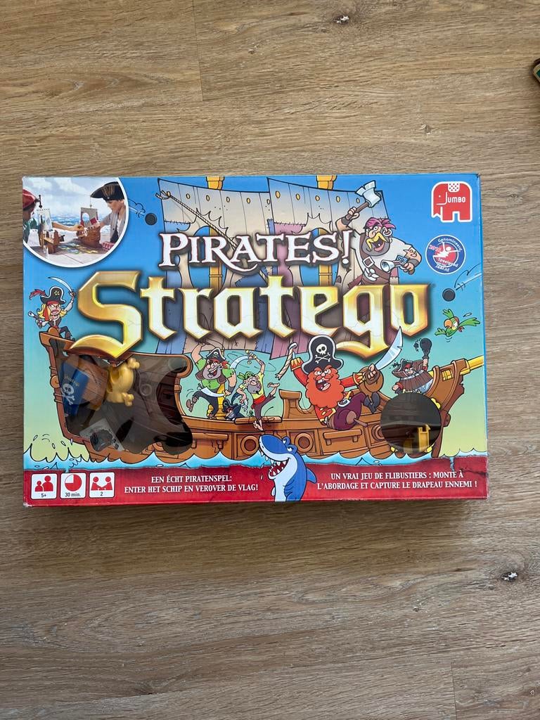 Jumbo Pirates! Stratego Bordspel - Compleet Piratenavontuur, Een of twee spelers, Ophalen, Zo goed als nieuw