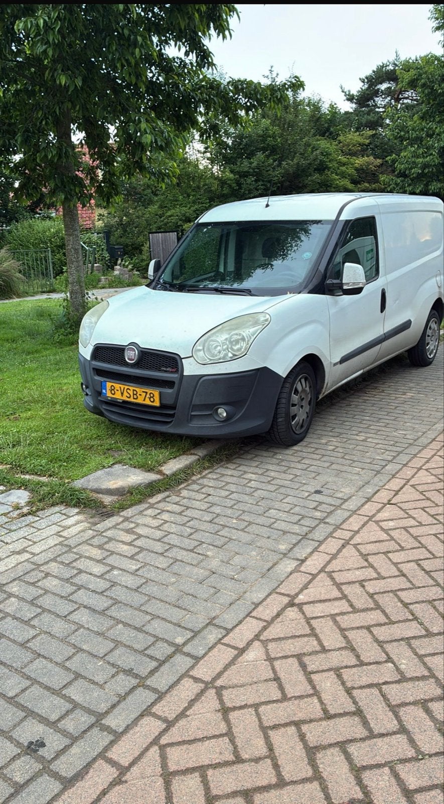 Fiat Doblo C 1.2 2011, Auto's, Euro 5, Stof, Zwart, 4 cilinders
