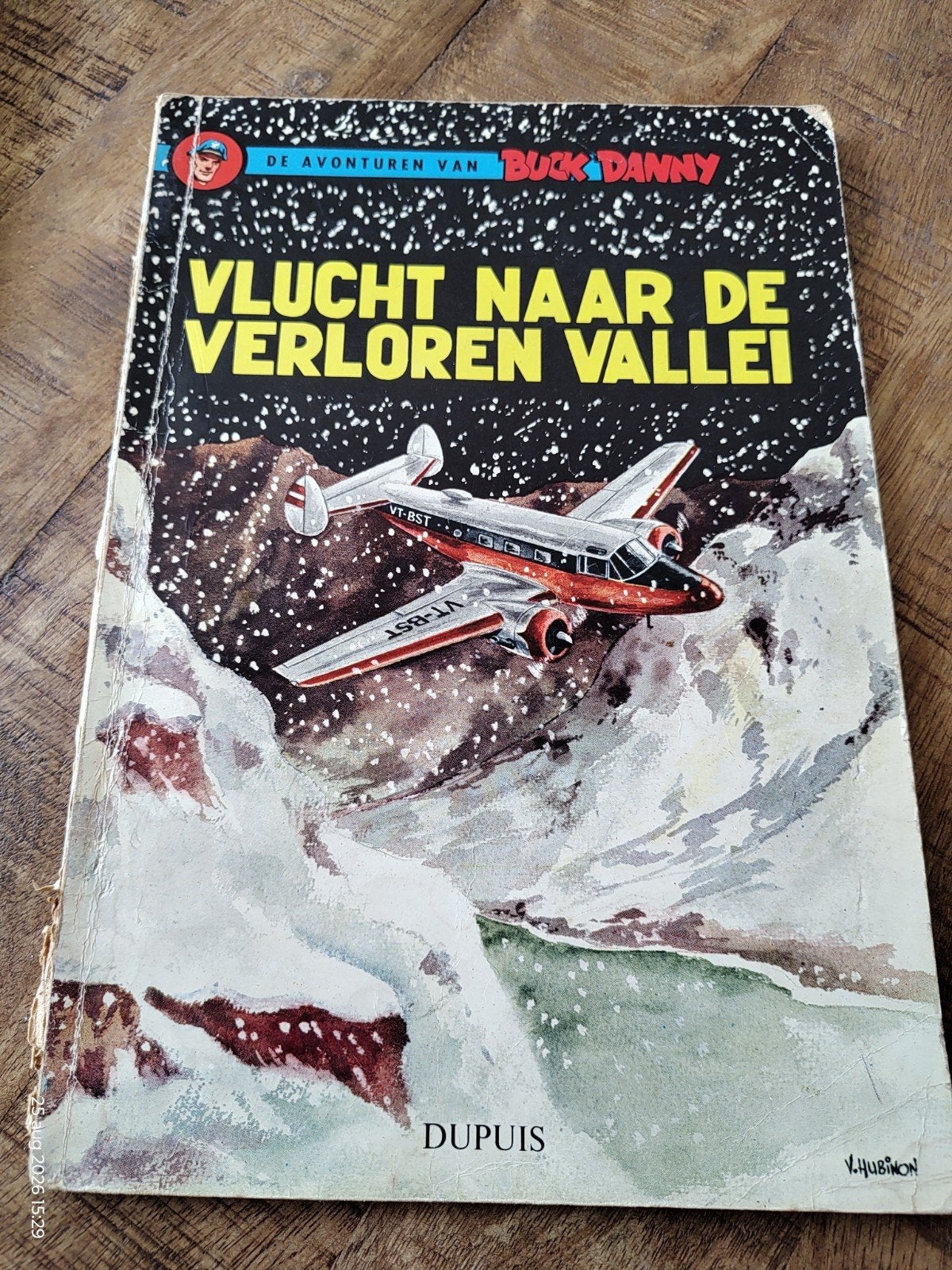 Buck Danny: Vlucht naar de Verloren Vallei (1960), Ophalen of Verzenden