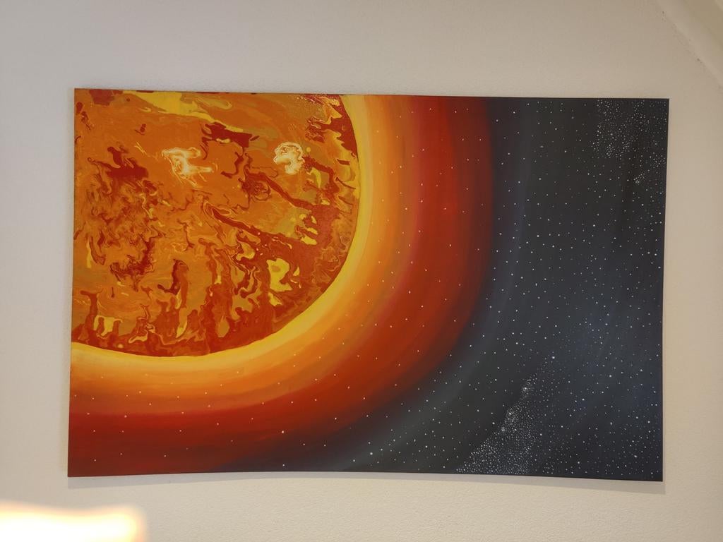 Schilderij: Zon en Sterrenstelsel, Ophalen