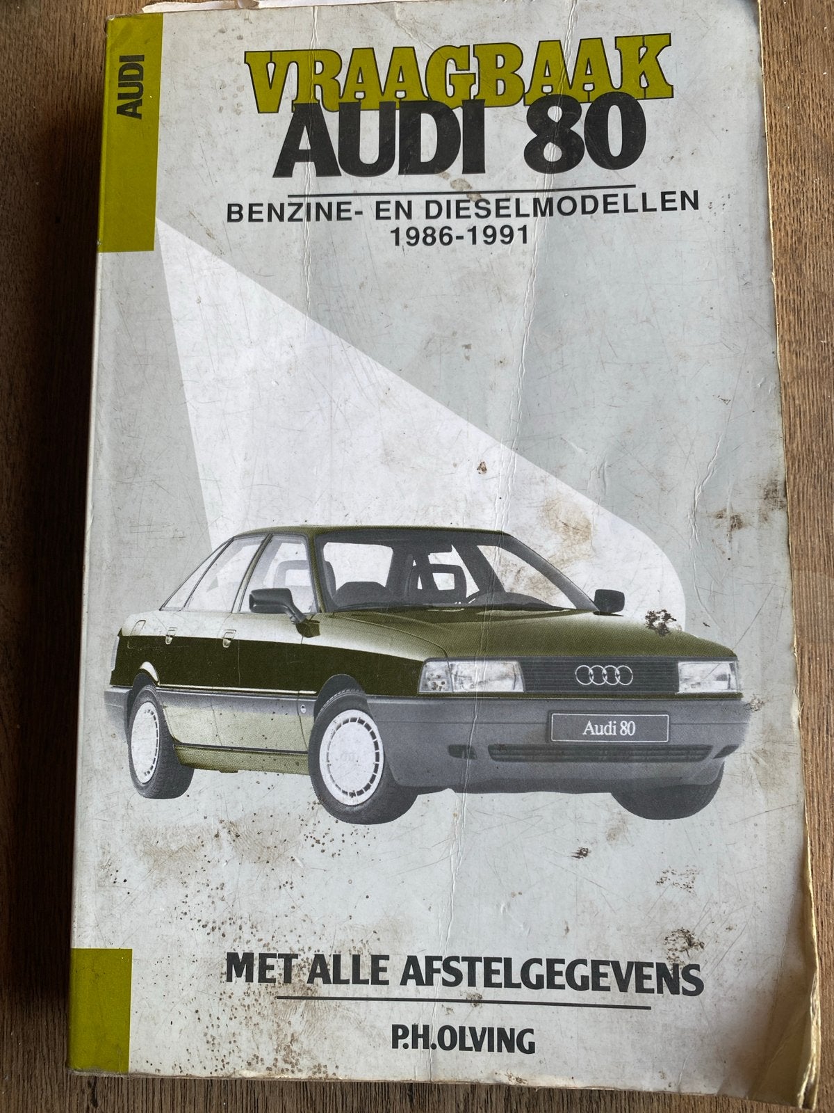 Vraagbaak Audi 80 Benzine- en Dieselmodellen 1986-1991, Auto diversen, Handleidingen en Instructieboekjes, Ophalen of Verzenden