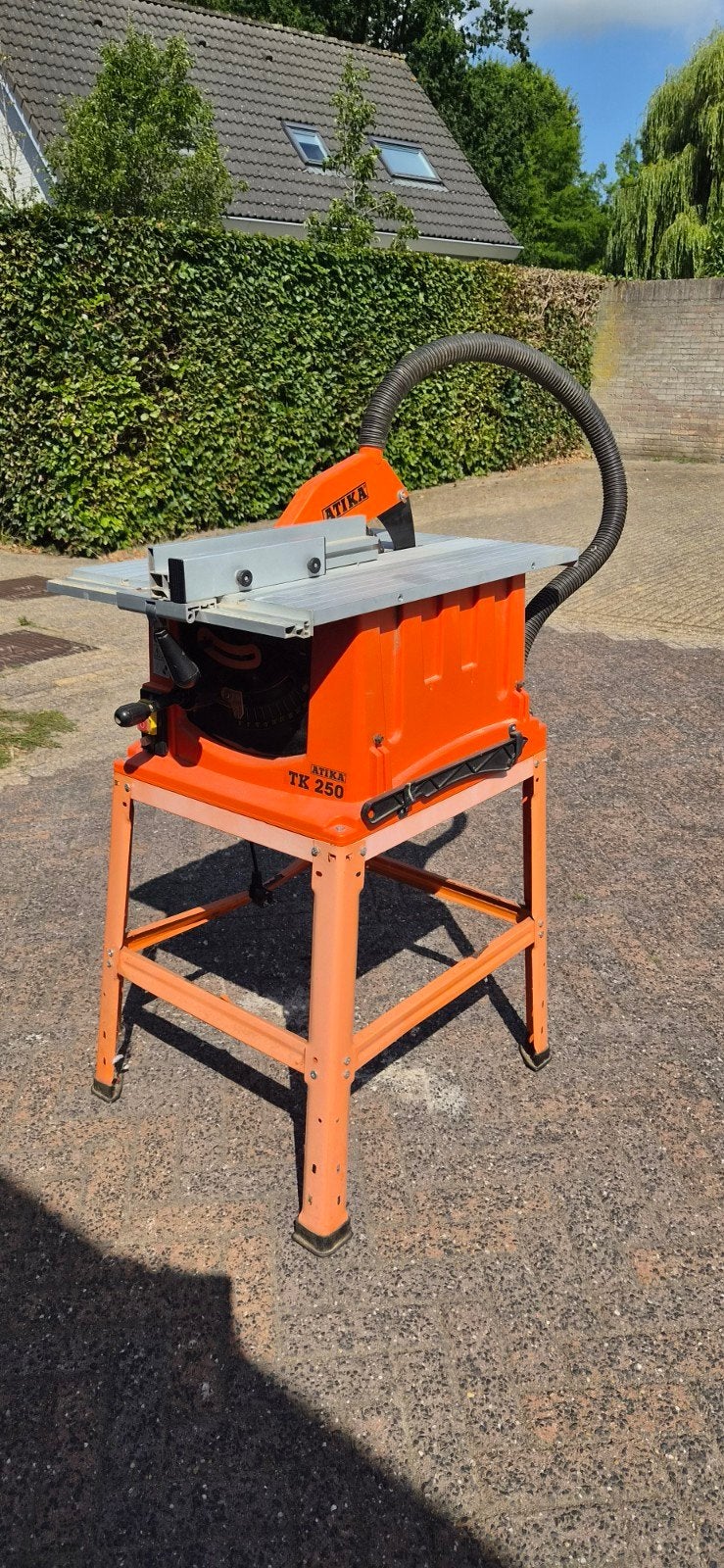 Atika TK 250 Cirkelzaag zaagtafel (kan in 2 delen), Doe-het-zelf en Verbouw, Gereedschap | Zaagmachines, Ophalen, Gebruikt, Cirkelzaag