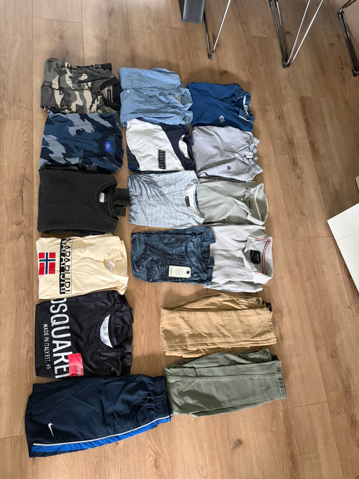 Kledingpakket jongens/heren (tengere bouw, 175 cm) MAAT S M, Ophalen, Gedragen, Maat 48/50 (M)