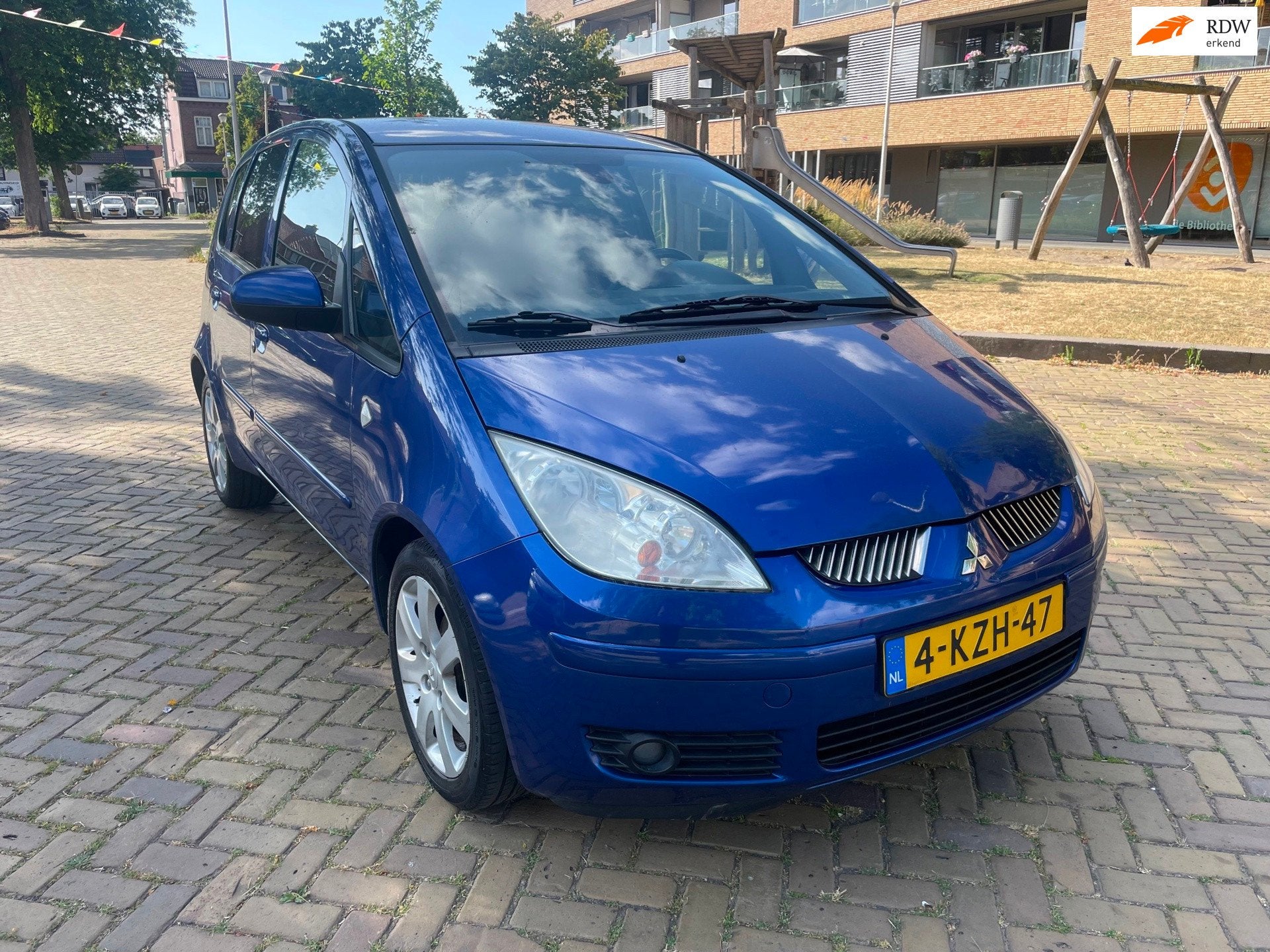 Mitsubishi Colt 1.3 Inform, 5drs, Airco, Elektr ramen, Radio, Auto's, Voorwielaandrijving, Stof, Gebruikt, Blauw
