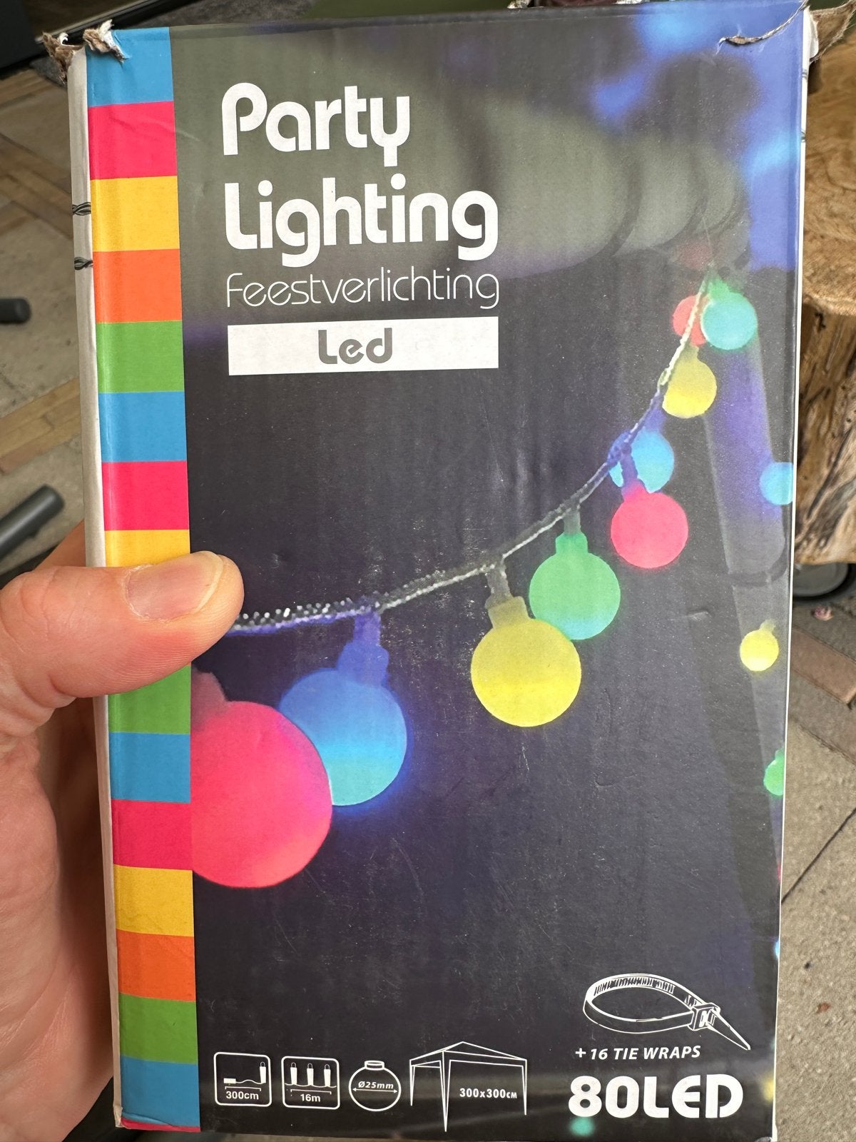 Party Lighting Feestverlichting LED - 80 LED lampjes, Hobby en Vrije tijd, Feestartikelen, Ophalen of Verzenden, Nieuw, Versiering