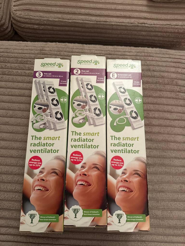 SpeedComfort radiator ventilator 6x, Ophalen of Verzenden, Zo goed als nieuw, Overige typen