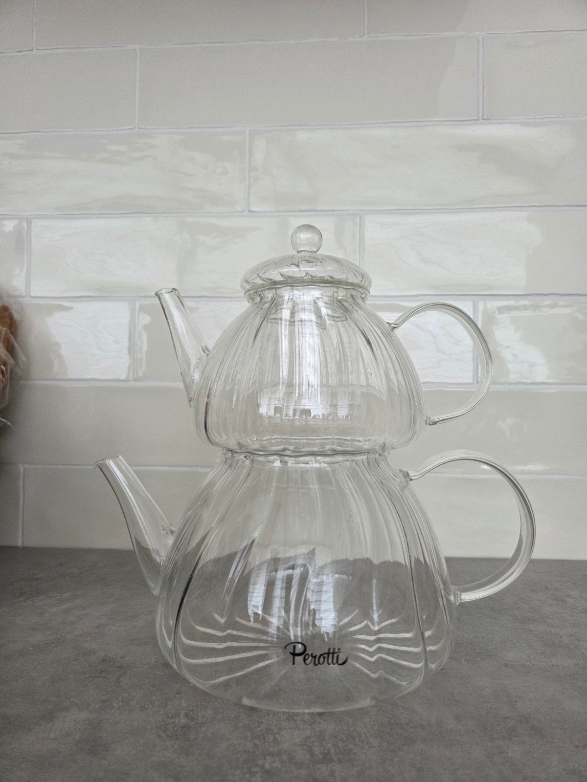 Perotti theepot glas, Glas, Ophalen, Nieuw