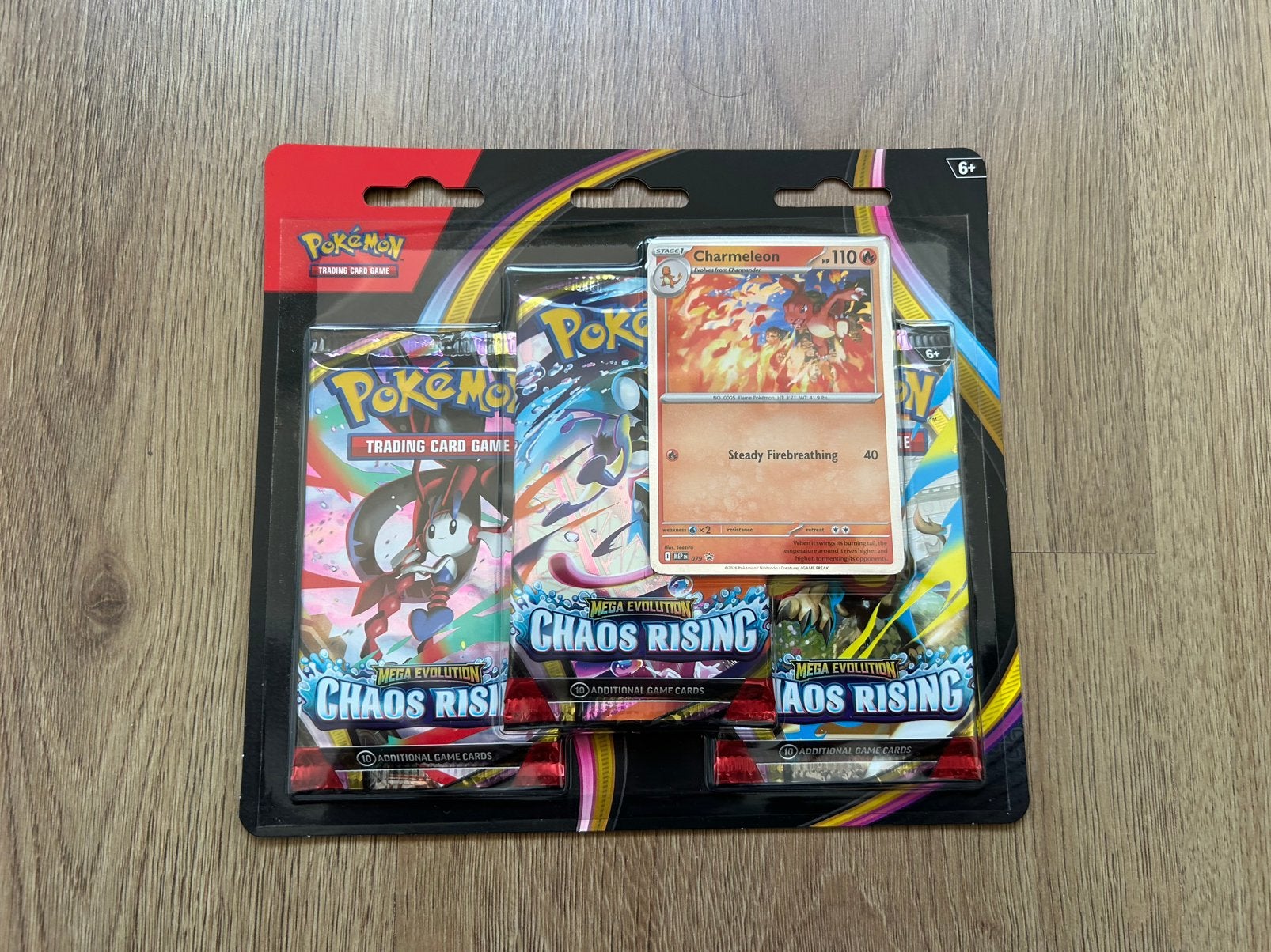 Pokemon Chaos Rising 3-pack blister, Ophalen of Verzenden, Nieuw, Booster