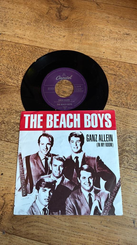 The Beach Boys ‎– Ganz Allein / Land Ahoy (zeldzame single), Gebruikt, 1990 - 1999, Single, Ophalen of Verzenden