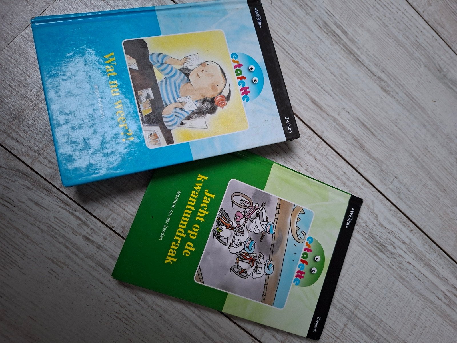 2 leuke kinderboeken, Ophalen of Verzenden, Gelezen, Jorgen Hofmans, Monique van der Zanden, Fictie algemeen