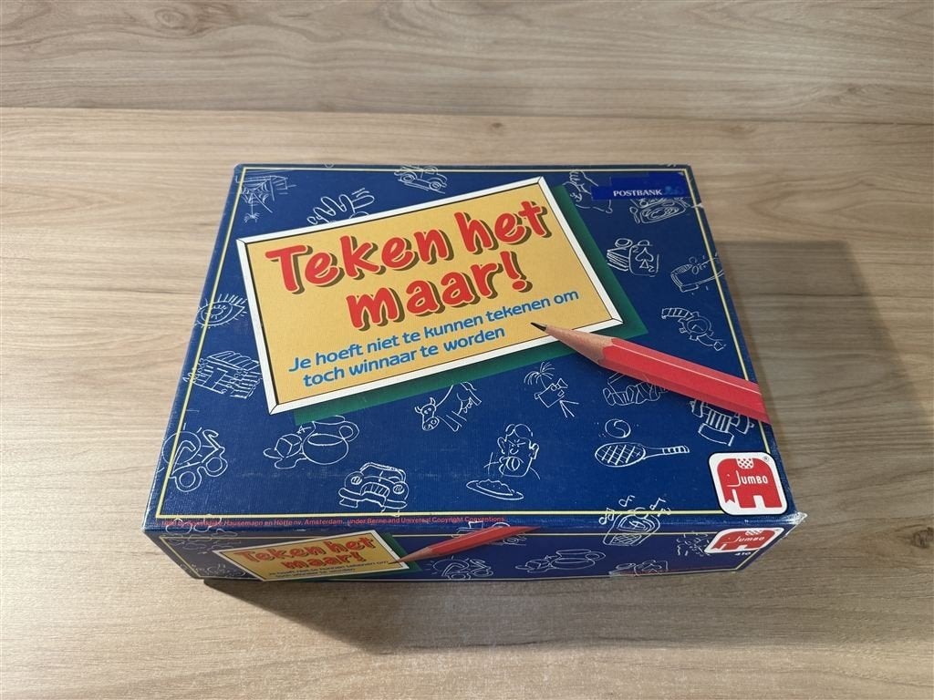 Teken het maar - s6049, Hobby en Vrije tijd, Gezelschapsspellen | Bordspellen, Verzenden, Zo goed als nieuw