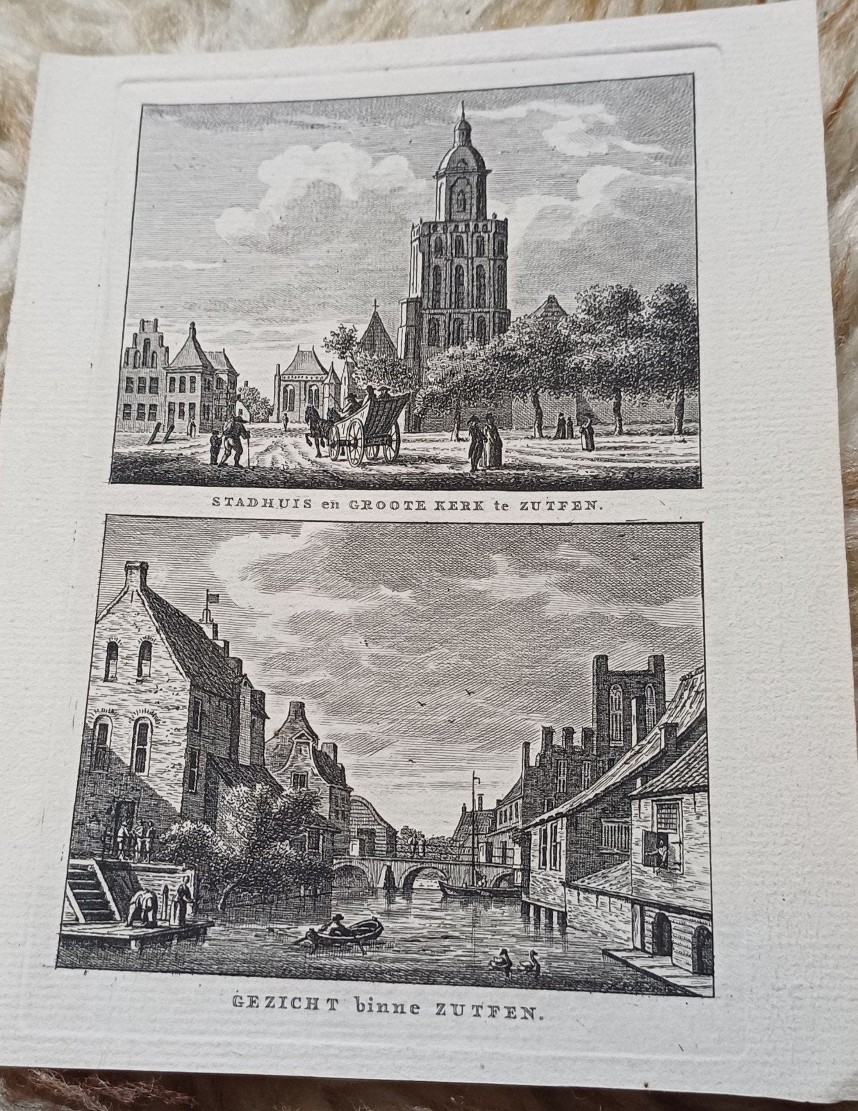 Zutphen gravure, Antiek en Kunst, Kunst | Etsen en Gravures, Ophalen of Verzenden