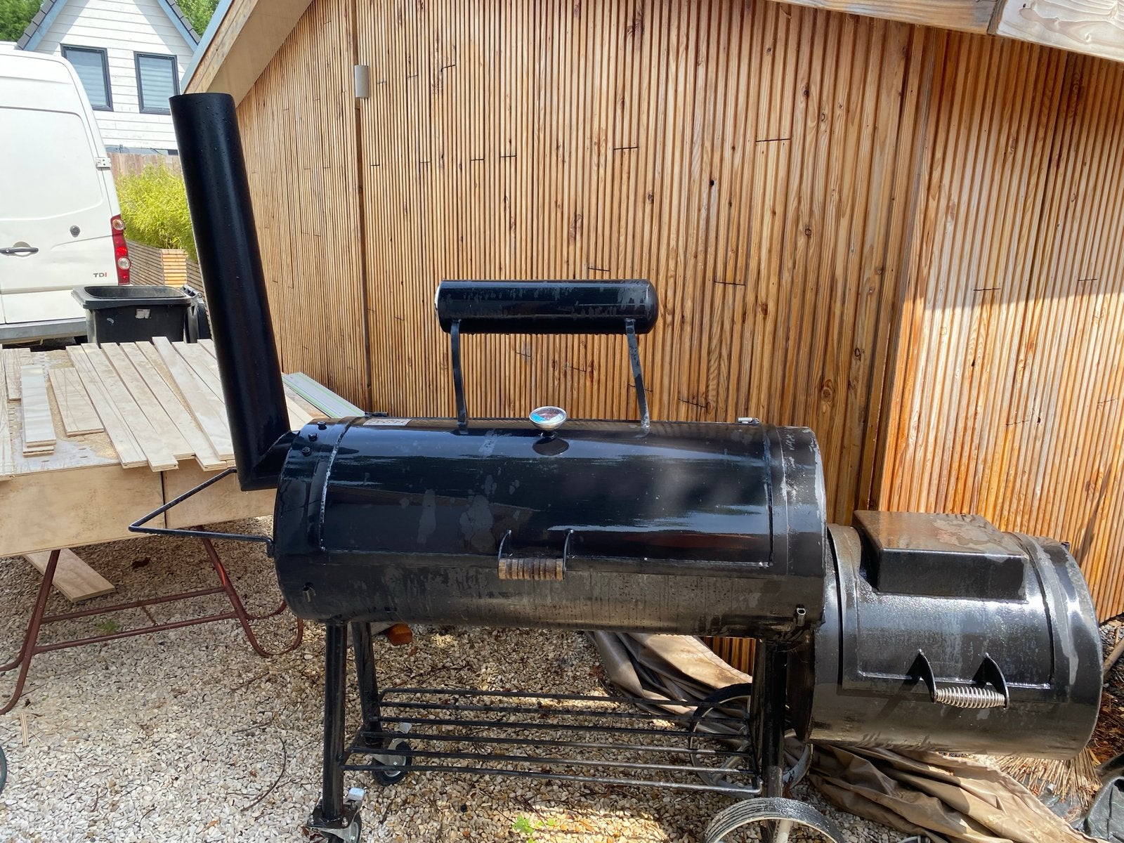 Witkamp Design BBQ Smoker - Robuust en Gebruikt, Verzenden, Gebruikt