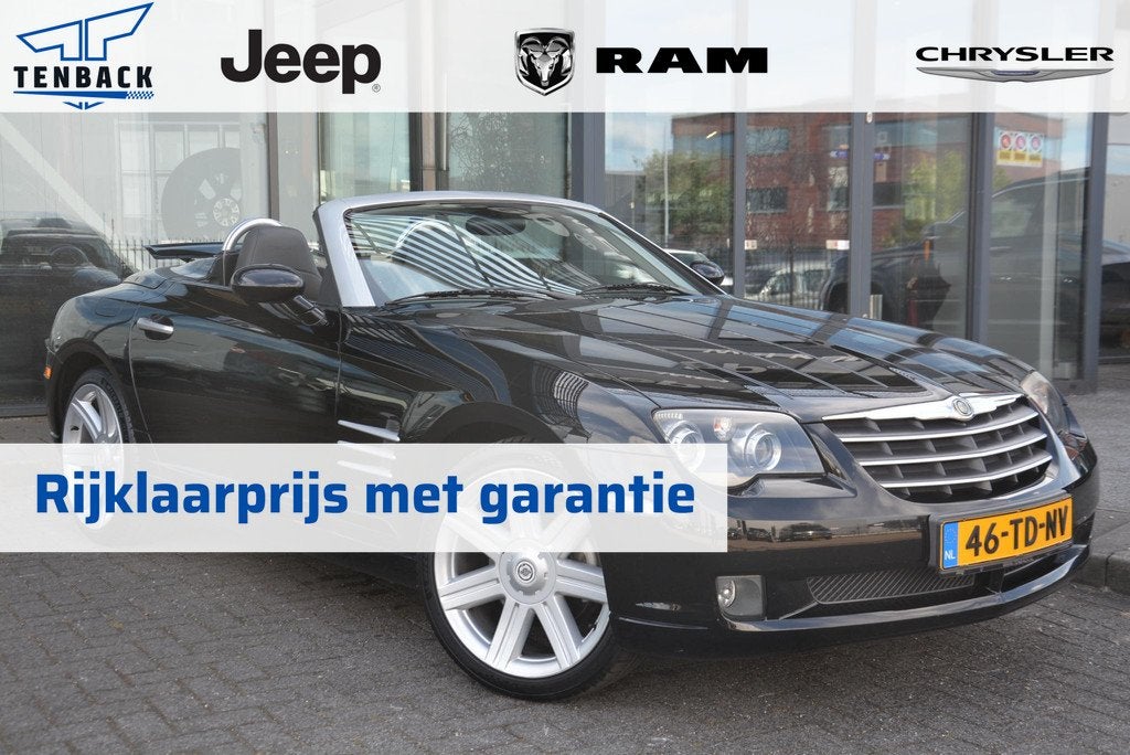 Chrysler Crossfire Cabrio 3.2 V6 Limited Topstaat | Geheel d, Auto's, Chrysler, Automaat, Achterwielaandrijving, Gebruikt, Zwart