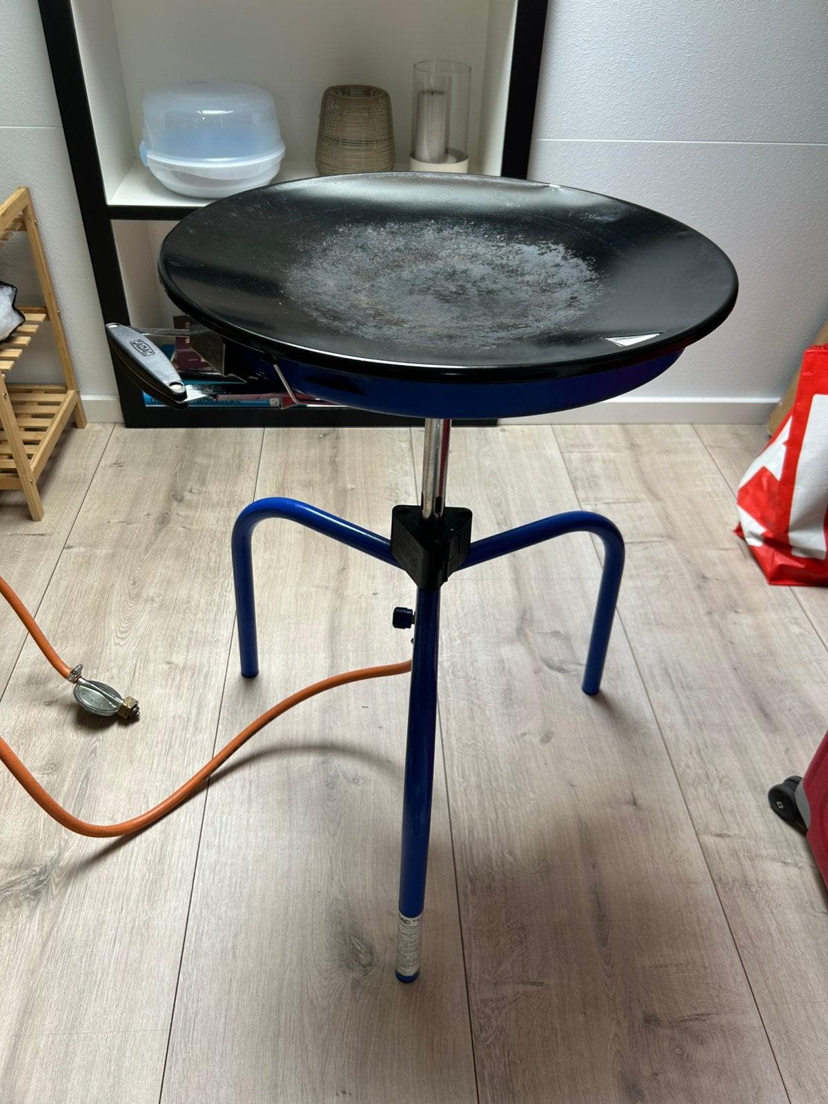 Cadac skottelbraai, Ophalen, Gebruikt