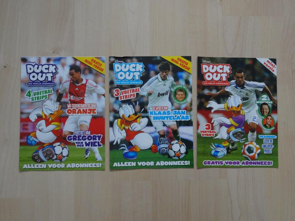 Duck Out vrolijk voetbal blad, Boeken, Stripboeken, Eén stripboek, Ophalen of Verzenden, Zo goed als nieuw
