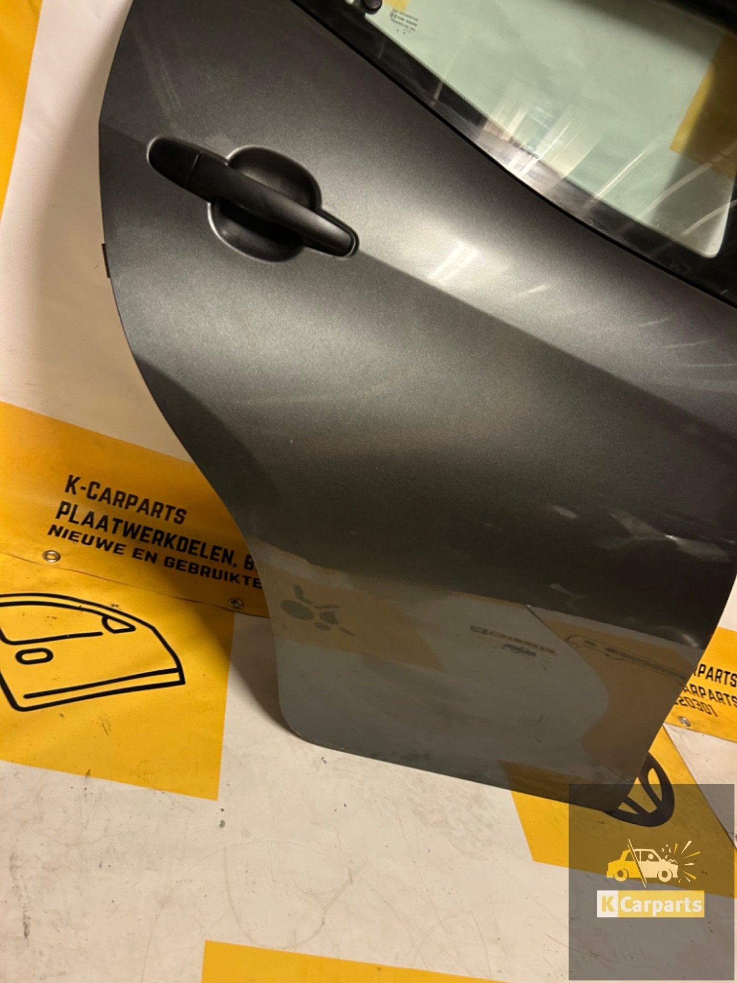 Portier Toyota Aygo Rechts achter deur Kwd 1G3 Antraciet, Auto-onderdelen, Info@toyota.co.jp, Gebruikt, Deur, Achter